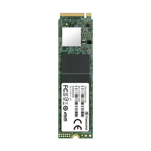 Transcend (TS512GMTE110S) 512GB 110S M.2 2280 NVMe PCIe Gen3x4 SSD